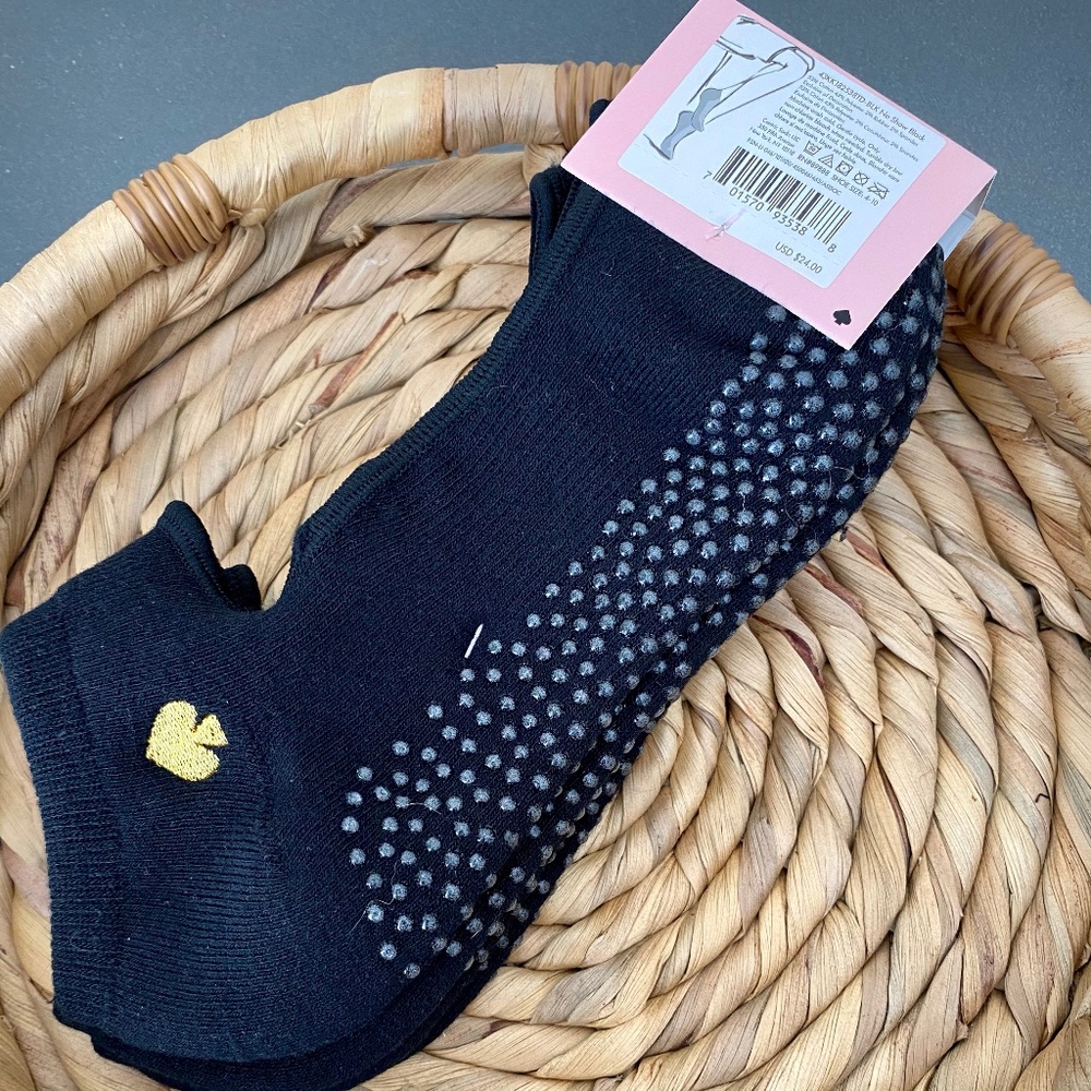 Kate Spade Barre Socks (2) - NWT - Black